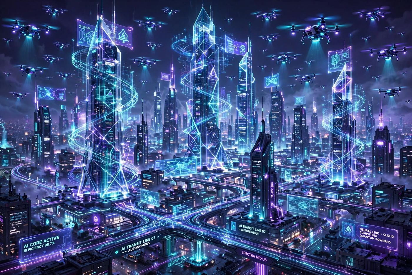 Cities rebuilt around intelligent systems