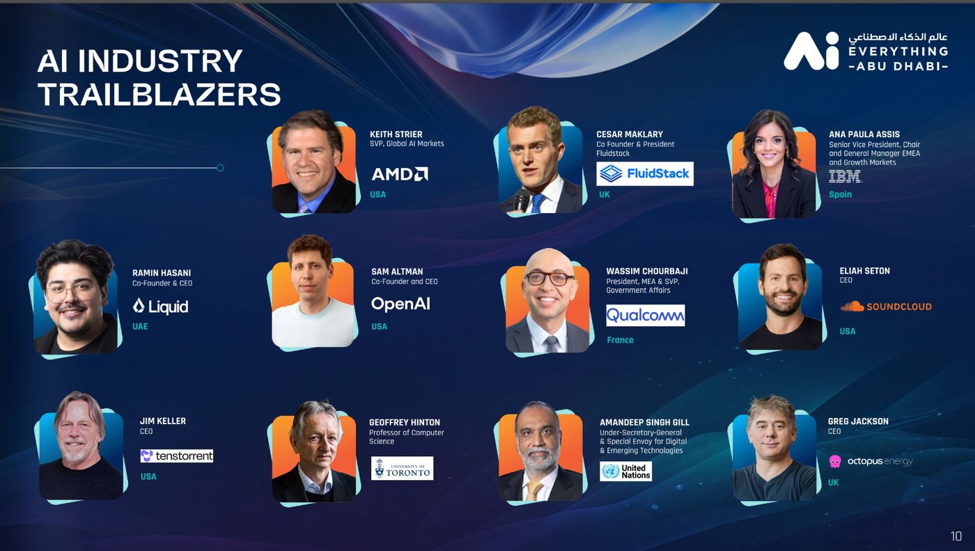 AI industry trailblazers gathering at ADNEC