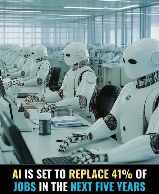 AI is set to replace 41% of jobs in the next five years